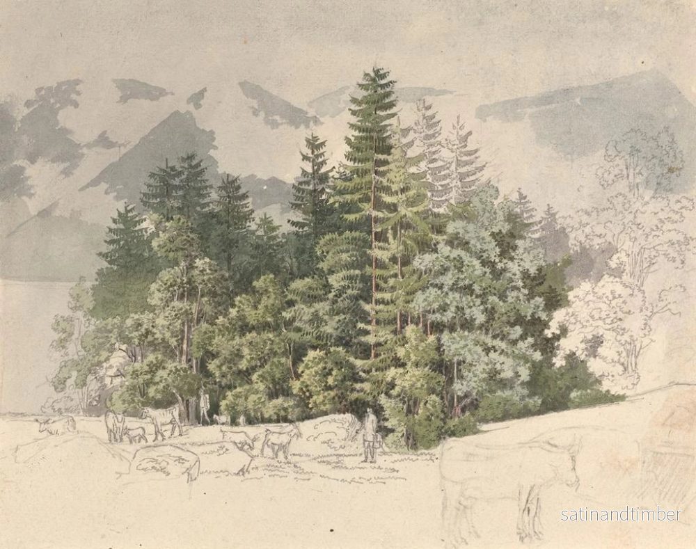 Reproduktion av målningen Landskapsberg - Friedrich Salathé - Bild 2