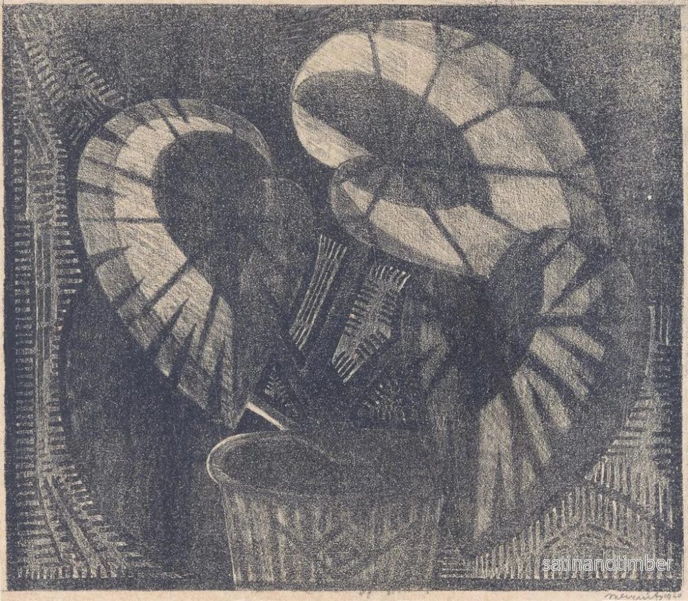 Reproduktion av målningen Begonia med lönnblad - Samuel Jessurun de Mesquita - Bild 2