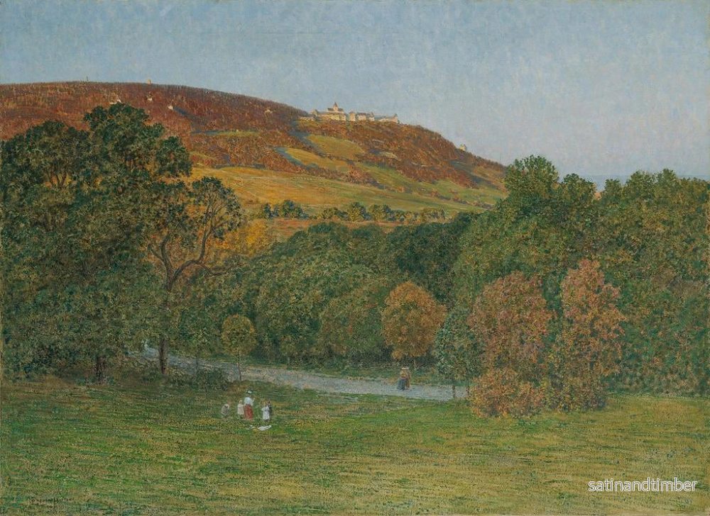 Reproduktion av målningen Vue du Cobenzl sur le Kahlenberg près de Vienne - Maximilian Suppantschitsch - Bild 2