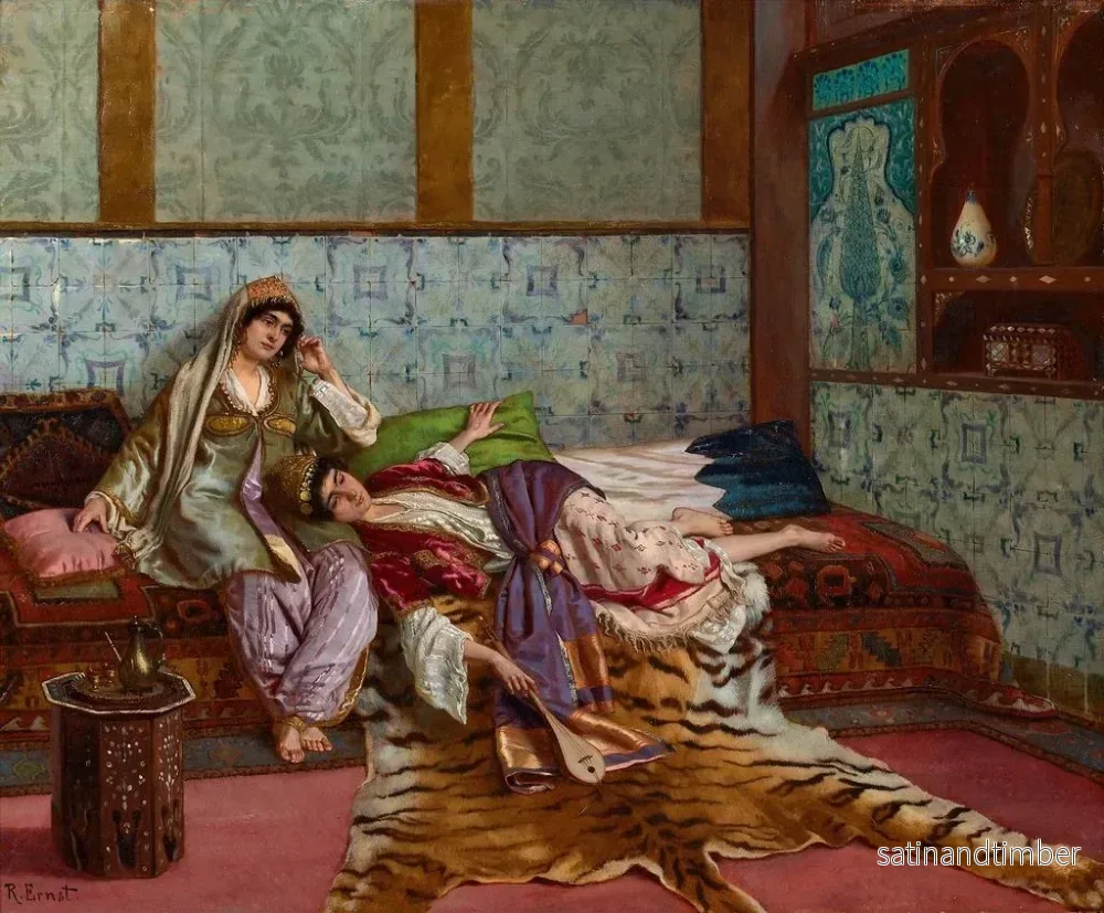 Reproduktion av målningen La Musicienne - Rudolf Ernst - Bild 2
