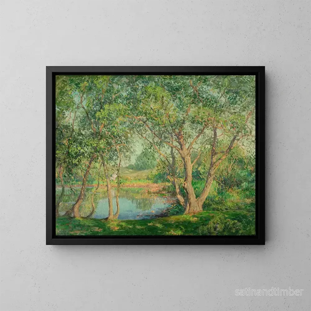 Reproduktion av målningen Lac caché - Wilson Henry Irvine