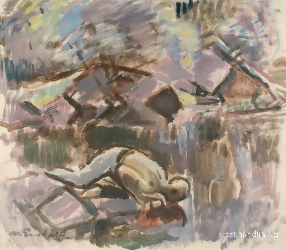 Reproduktion av målningen I vår - Magnus Enckell - Bild 2