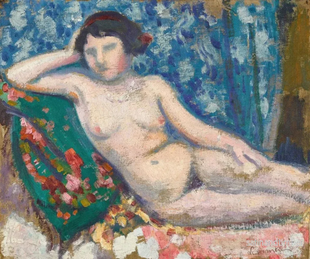 Reproduktion av målningen Le modèle - Georges Lemmen - Bild 2