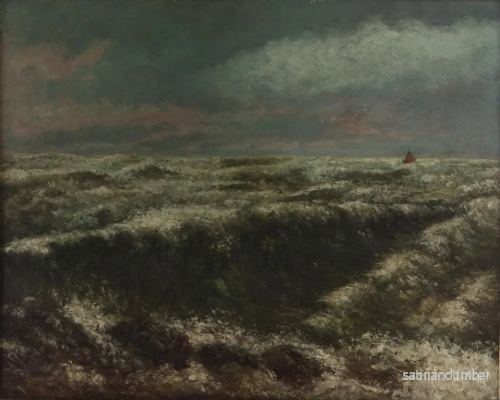 Reproduktion av målningen Marina - Gustave Courbet - Bild 2