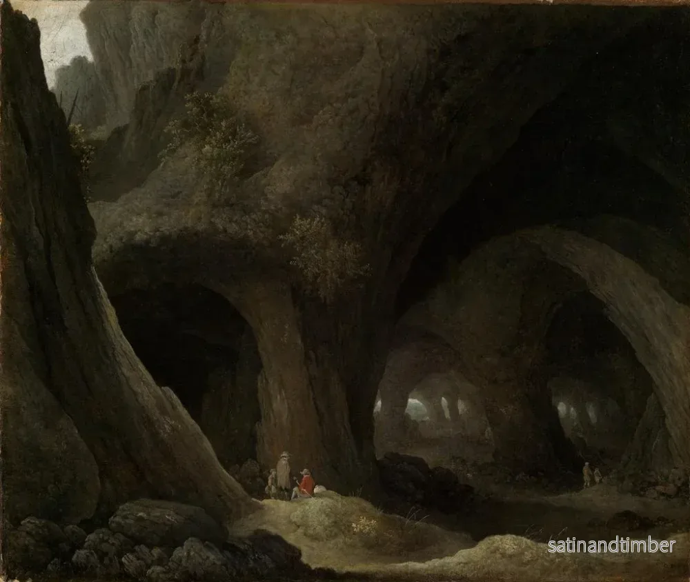 Reproduktion av målningen Grotte med herdar som vilar - Guillam Dubois - Bild 2