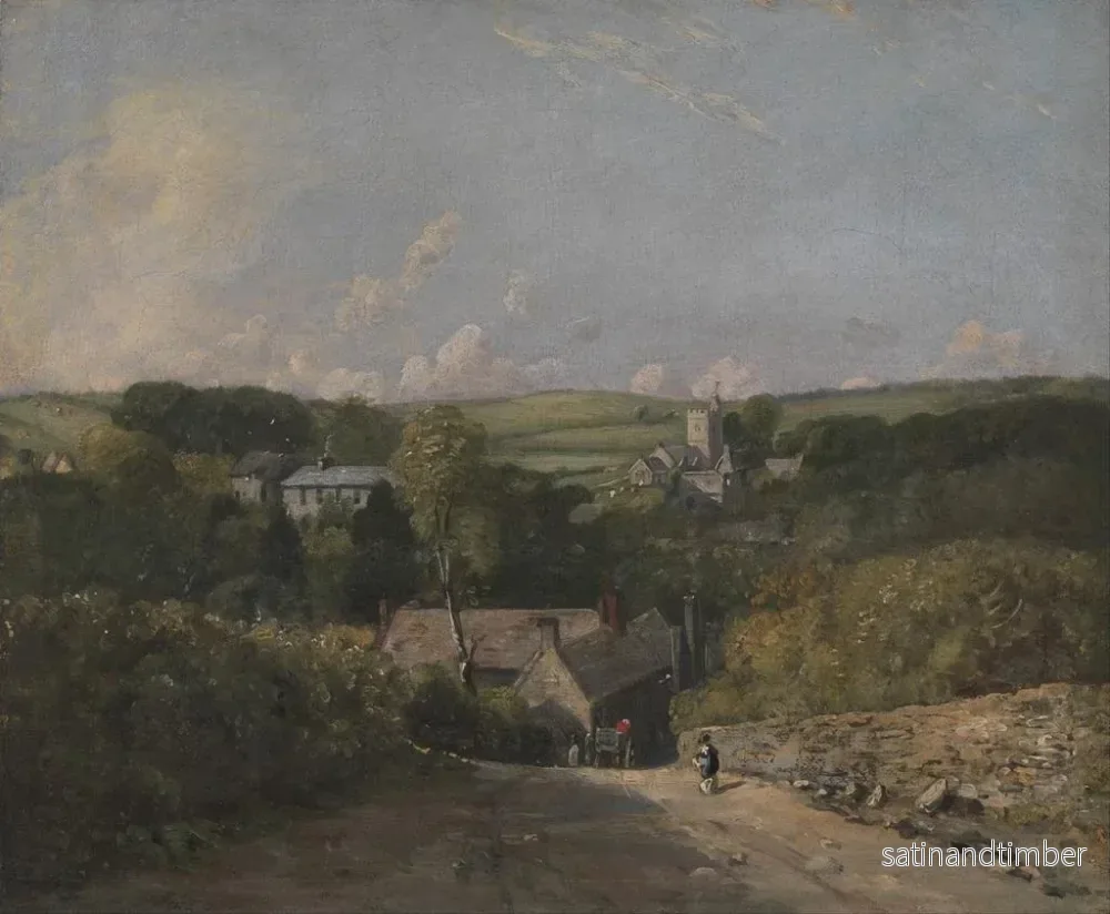 Reproduktion av målningen Osmington Village - John Constable - Bild 2
