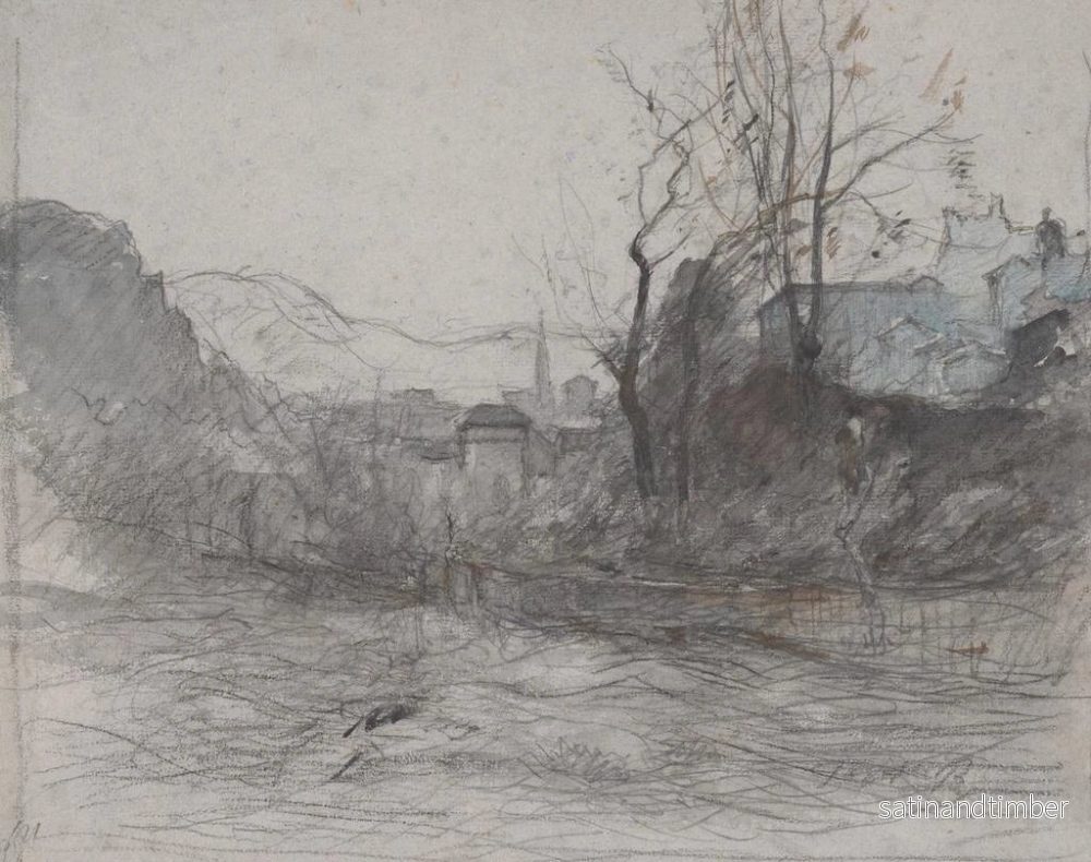 Reproduktion av målningen Approcher Morestal - François-Auguste Ravier - Bild 2