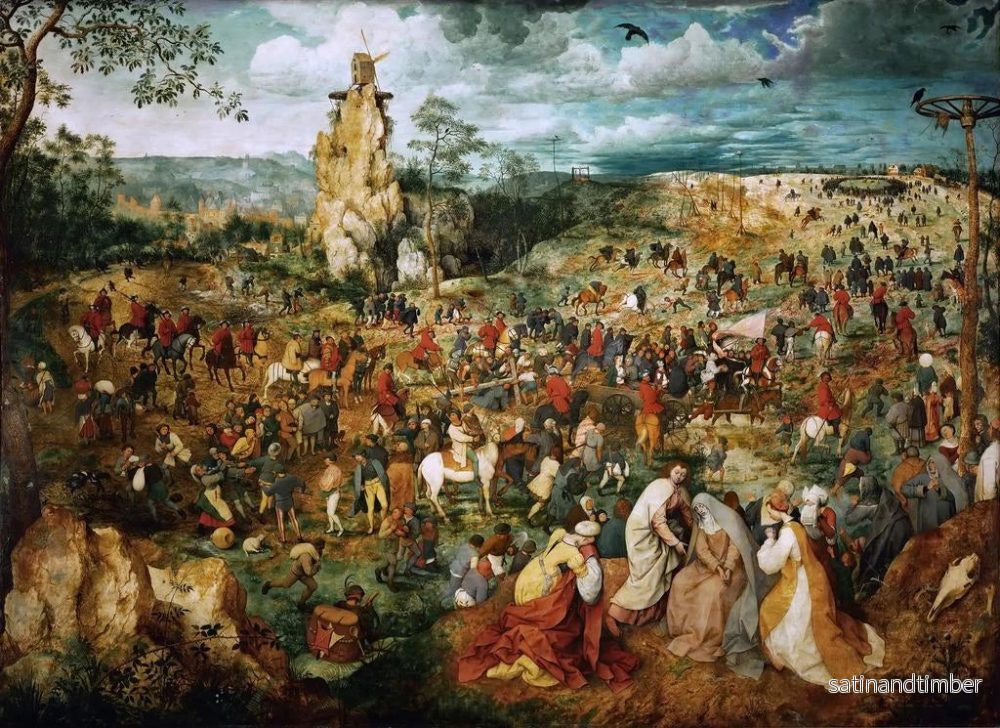 Reproduktion av målningen La Procession au Calvaire - Pieter Bruegel den äldre - Bild 2