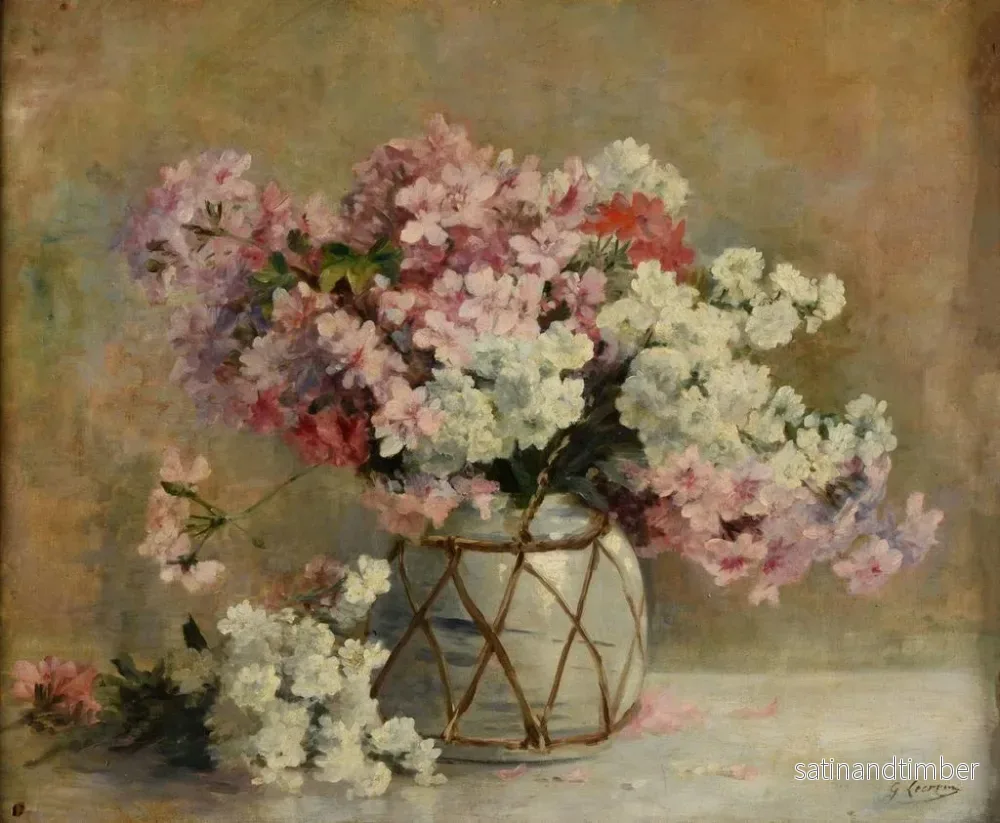 Reproduktion av målningen Blommor - Gaston Lecreux - Bild 2