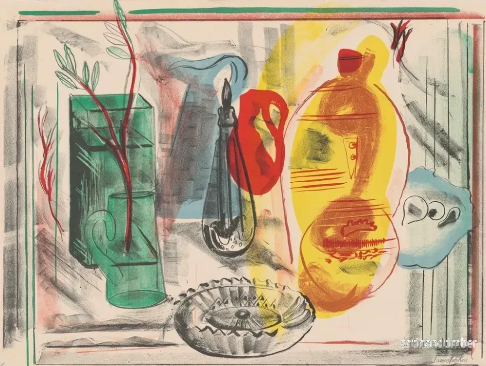 Reproduktion av målningen Arrangement de cruches - Frances Hodgkins - Bild 2