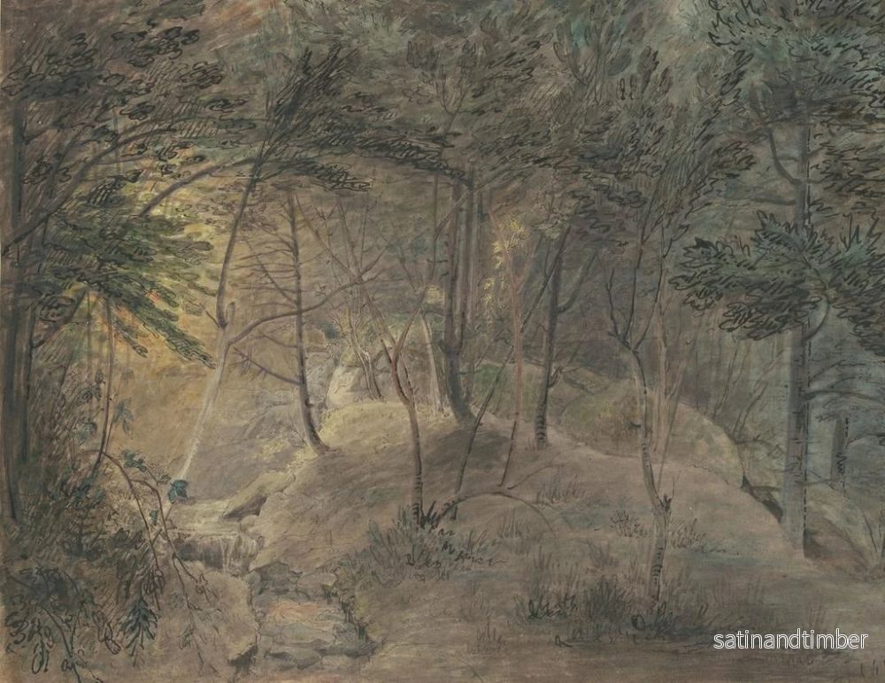 Reproduktion av målningen Vy från källpaviljongen vid Echo - William Russell Birch - Bild 2