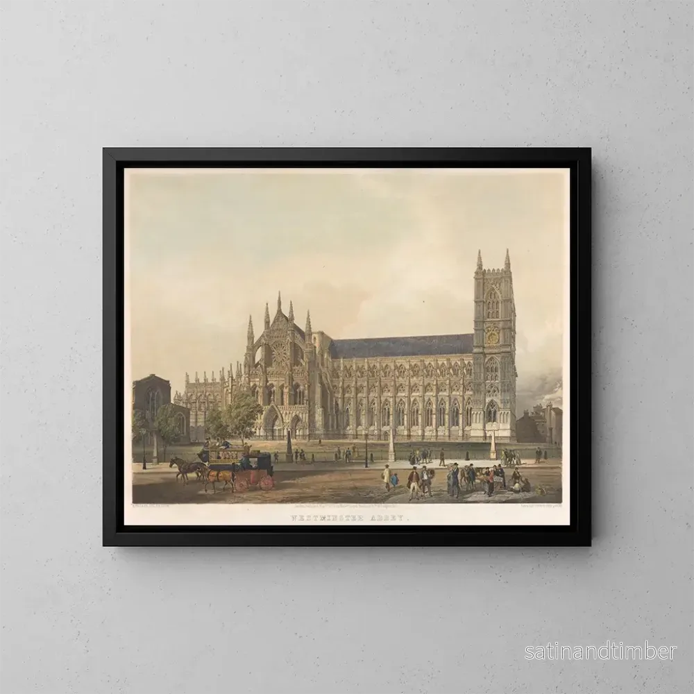 Reproduktion av målningen Abbaye de Westminster – Edmund Walker Reproduktion av målningen Abbaye de Westminster – Edmund Walker