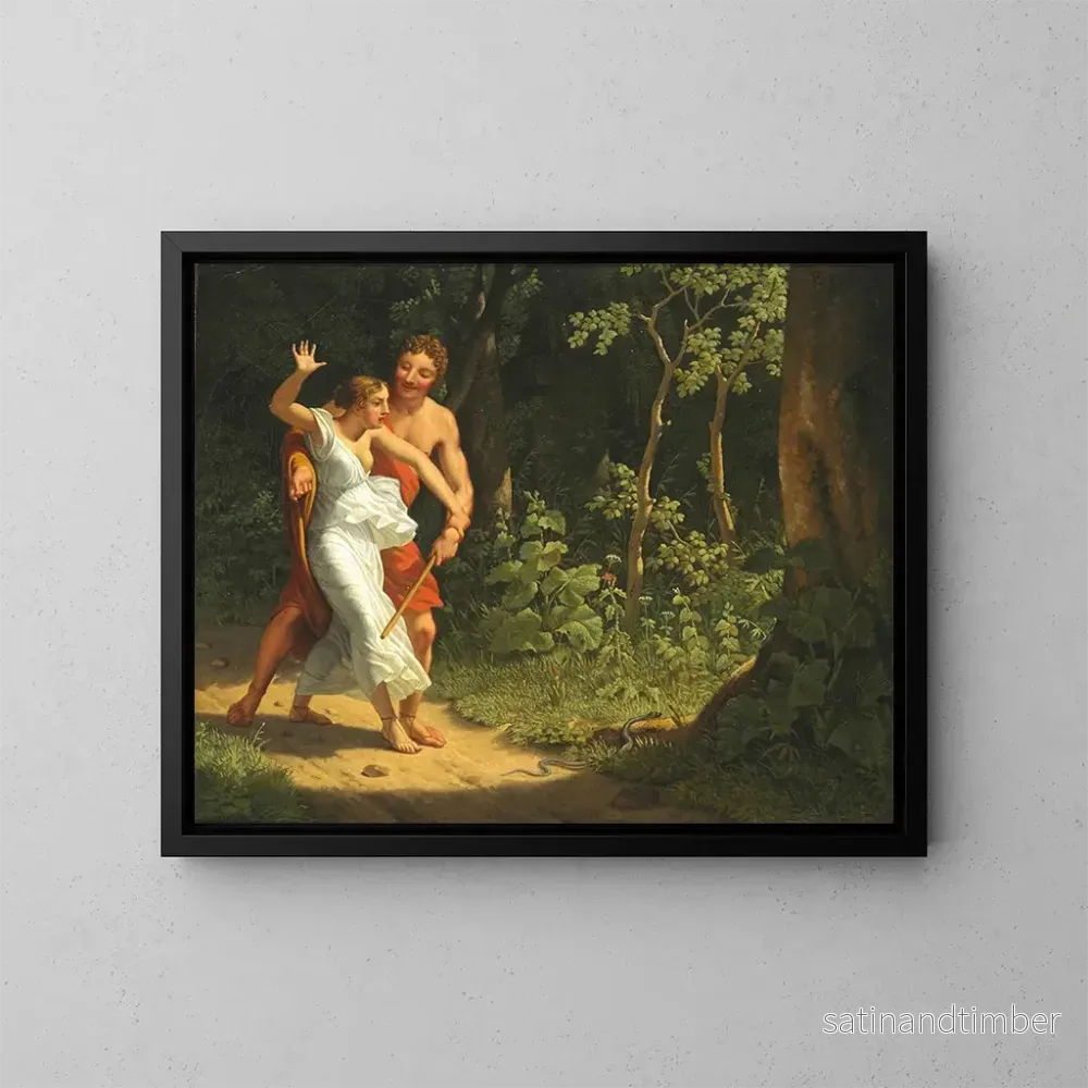 Reproduktion av målningen En scen av förförelse i en skog – Christoffer Wilhelm Eckersberg Reproduktion av målningen En scen av förförelse i en skog – Christoffer Wilhelm Eckersberg