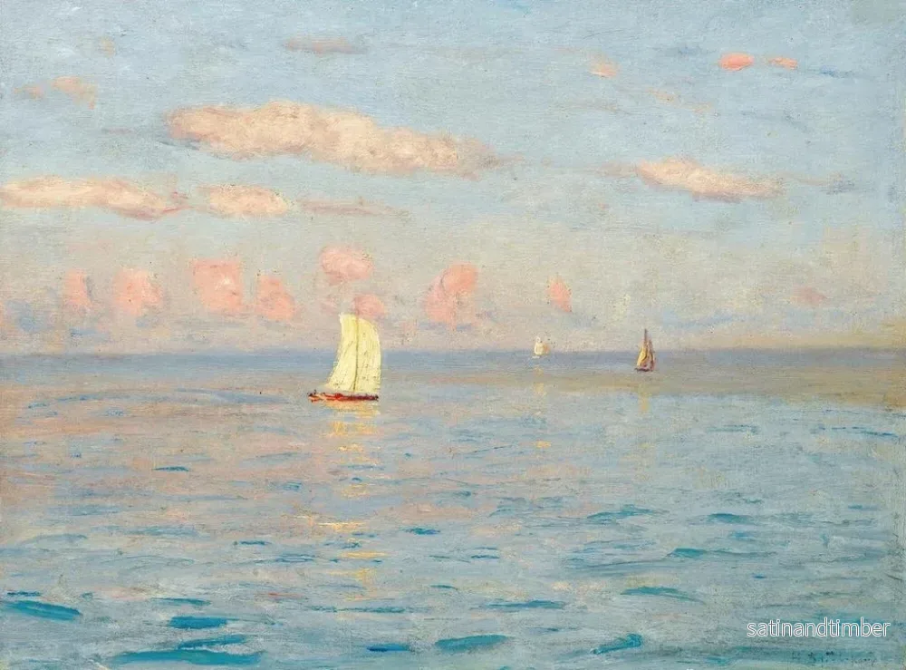 Reproduktion av målningen Bateaux à voile - Nikolai Nikanorovich Dubovskoy - Bild 2