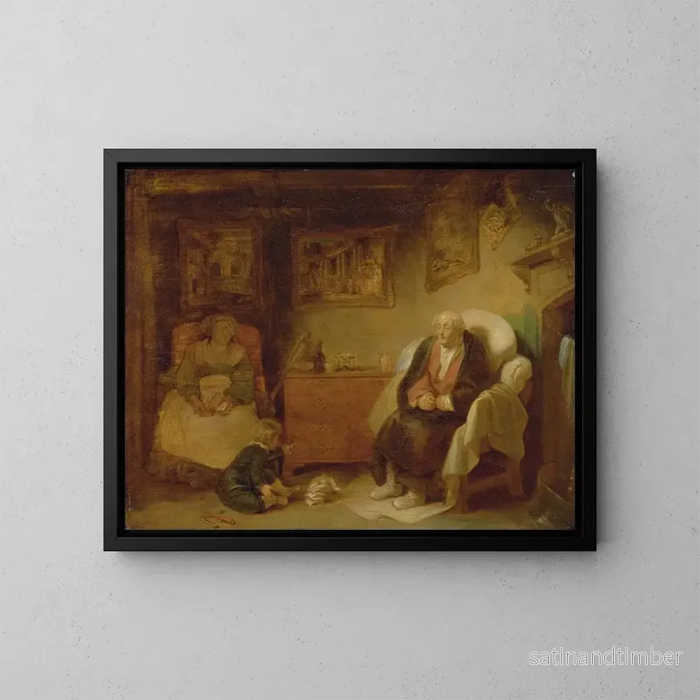 Reproduktion av målningen Les Sept Âges de l'Homme, Deuxième Enfance - Robert Smirke