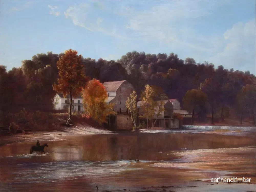 Reproduktion av målningen Le moulin du gouverneur Morrow - Godfrey Frankenstein - Bild 2