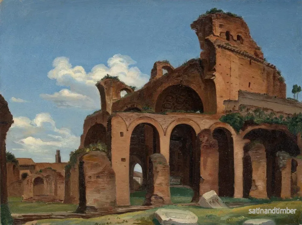 Reproduktion av målningen La basilique de Constantin à Rome - Michael Neher - Bild 2