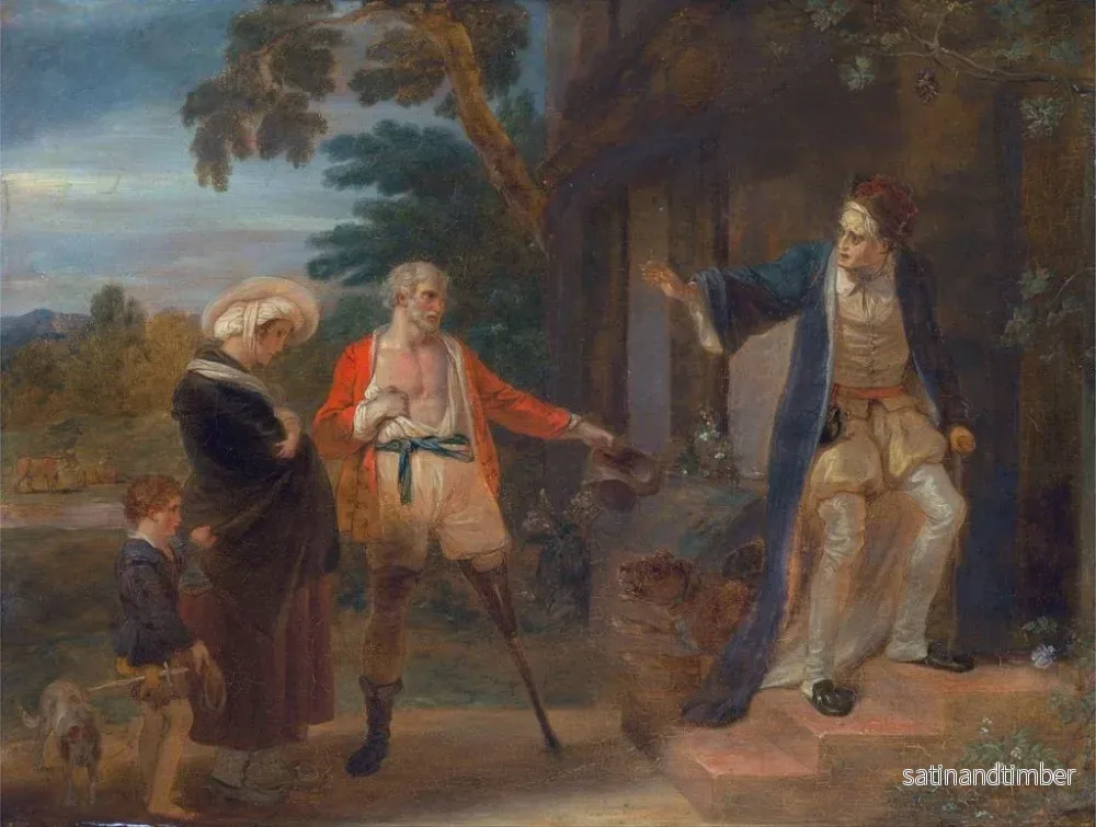 Reproduktion Les Sept Âges de l'Homme – Robert Smirke — Pantalone - Bild 2