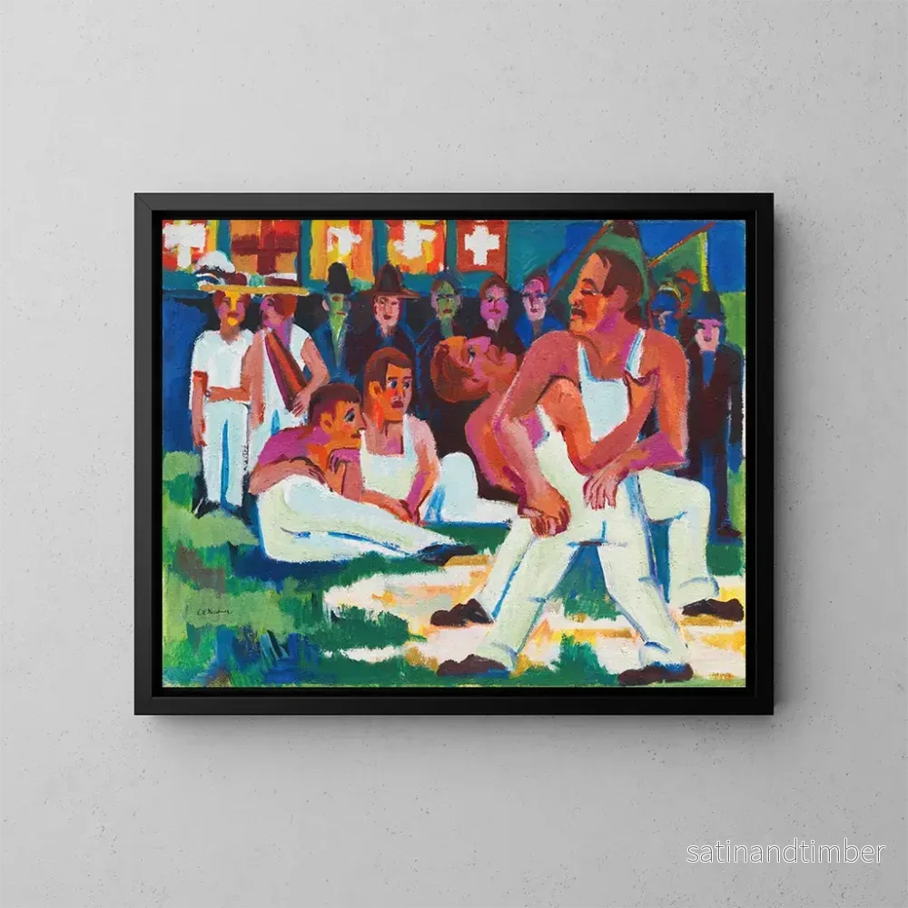 Reproduktion av målningen Sonnerie - Ernst Ludwig Kirchner