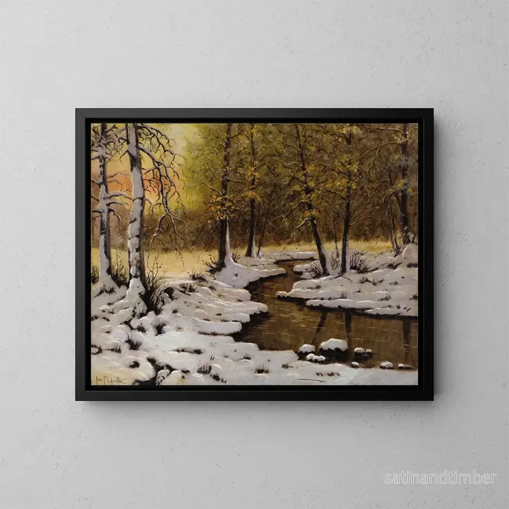 Reproduktion av målningen Lumière du soir - Ivan Fedorovich Choultse