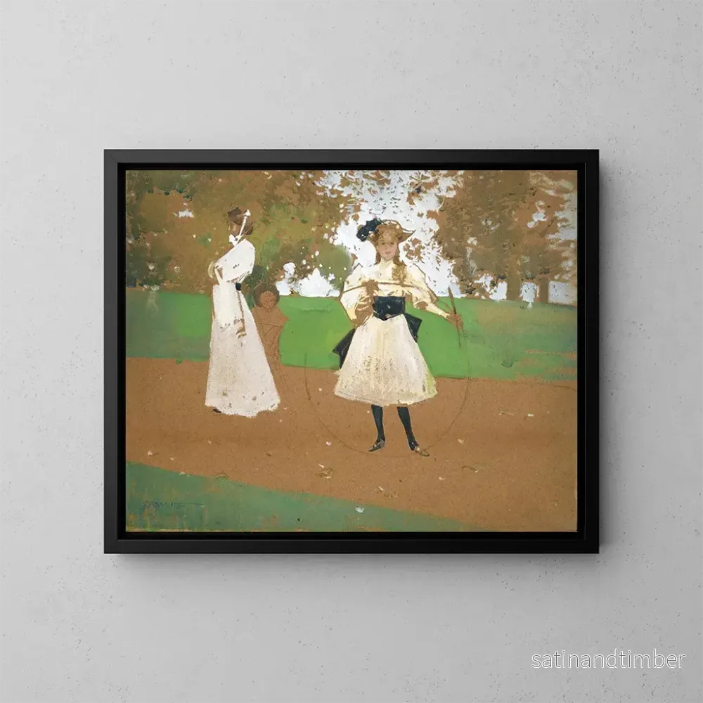 Reproduktion av målningen Jardins de Kensington – Edward Arthur Walton Reproduktion av målningen Jardins de Kensington – Edward Arthur Walton