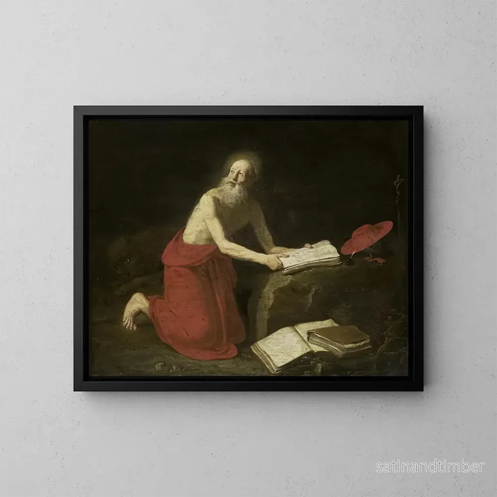 Reproduktion av målningen Saint Jérôme - Gerrit de Haen