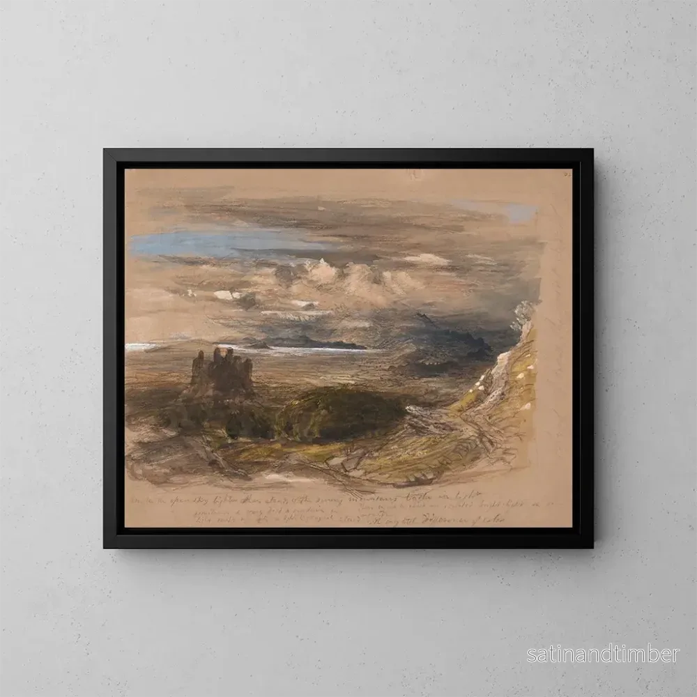 Reproduktion av målningen Château de Harlech - Samuel Palmer