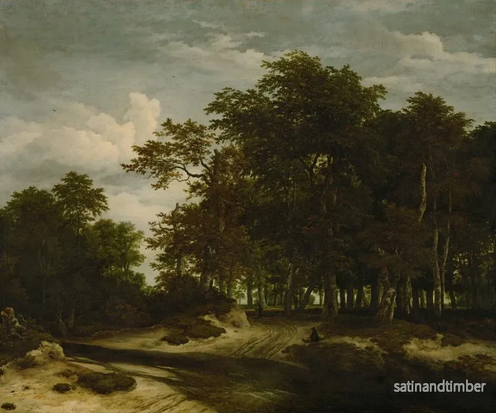 Reproduktion av målningen La Grande Forêt - Jacob van Ruisdael - Bild 2