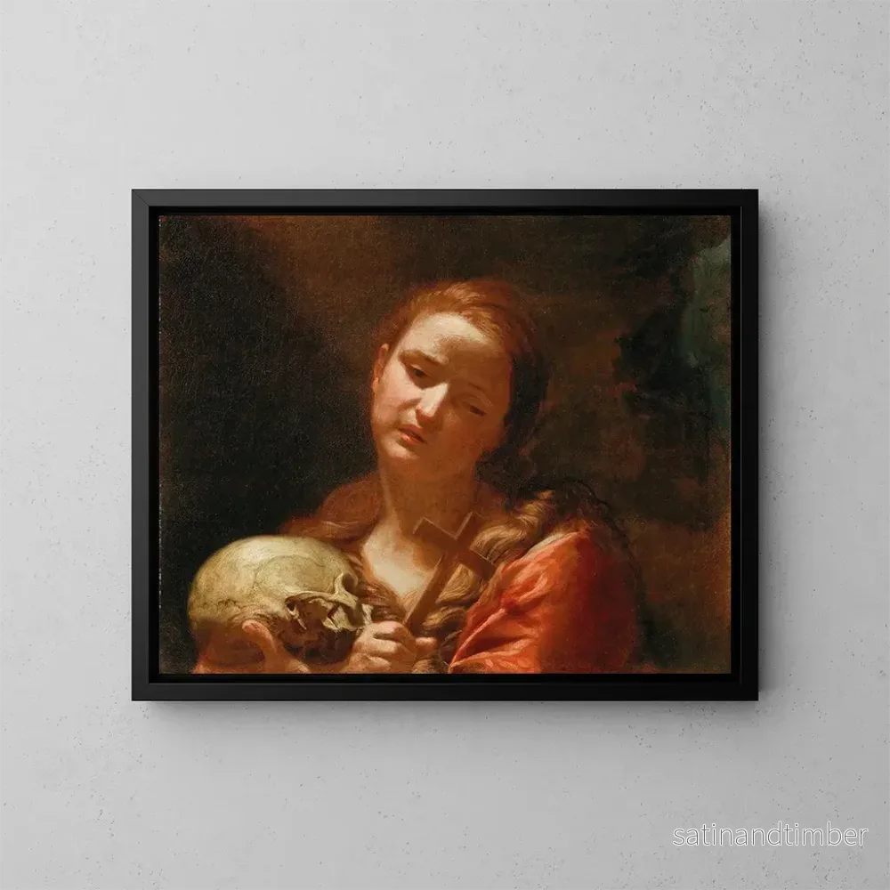 Reproduktion av målningen La Madeleine pénitente - Guido Cagnacci