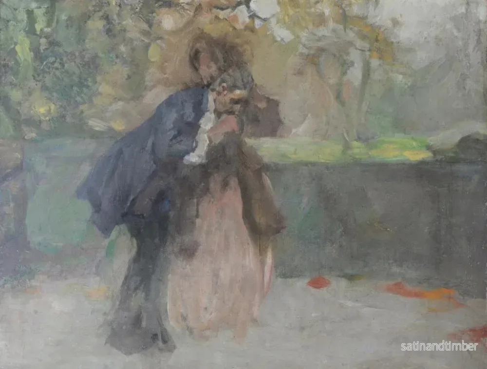 Reproduktion av målningen Le baiser de la main - Brynolf Wennerberg - Bild 2