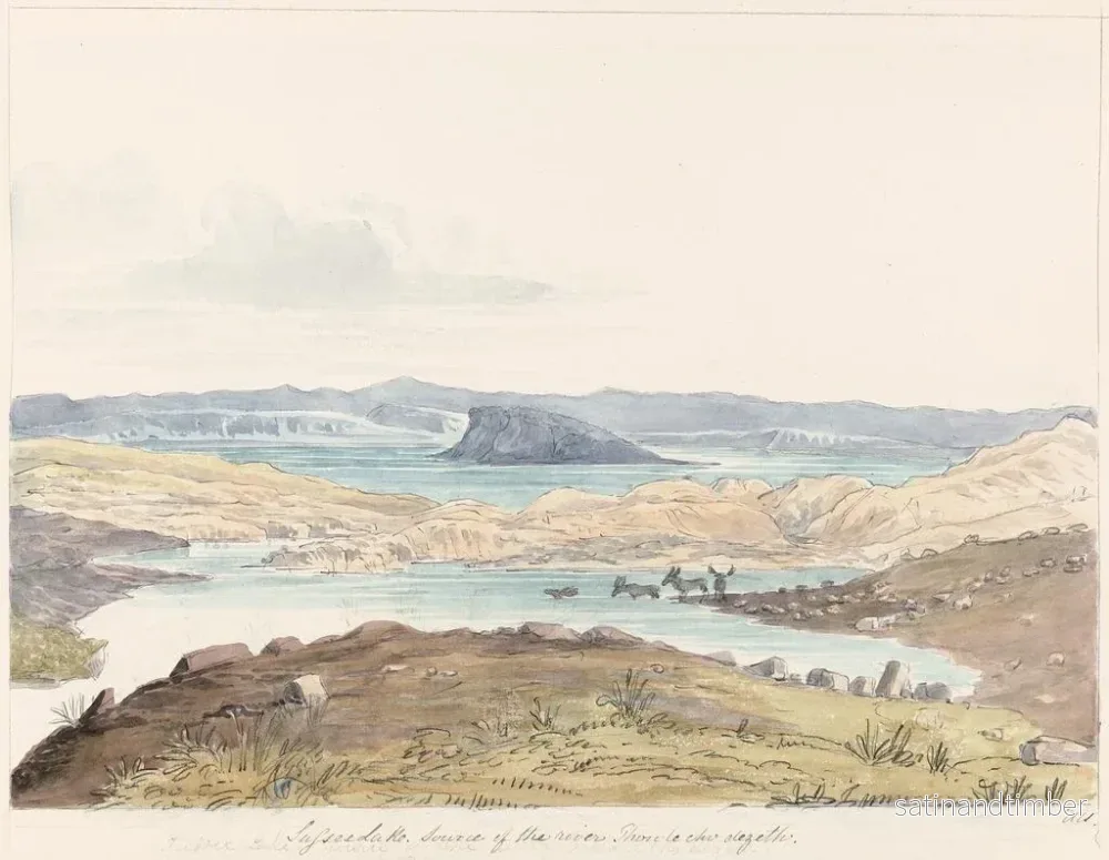 Reproduktion av målningen Lac de Sussex - Charles Hamilton Smith - Bild 2