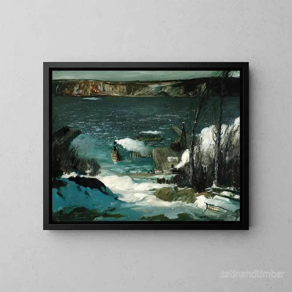 Reproduktion av målningen Rivière du Nord – George Wesley Bellows Reproduktion av målningen Rivière du Nord – George Wesley Bellows