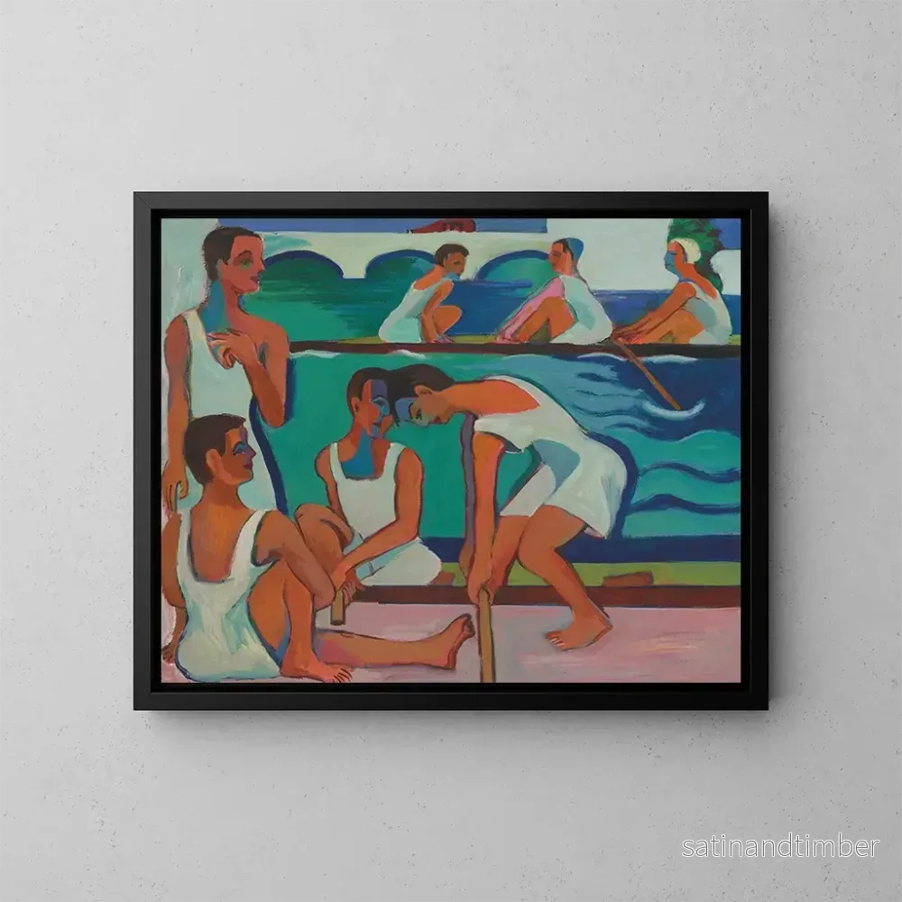 Reproduktion av målningen Rameur - Ernst Ludwig Kirchner