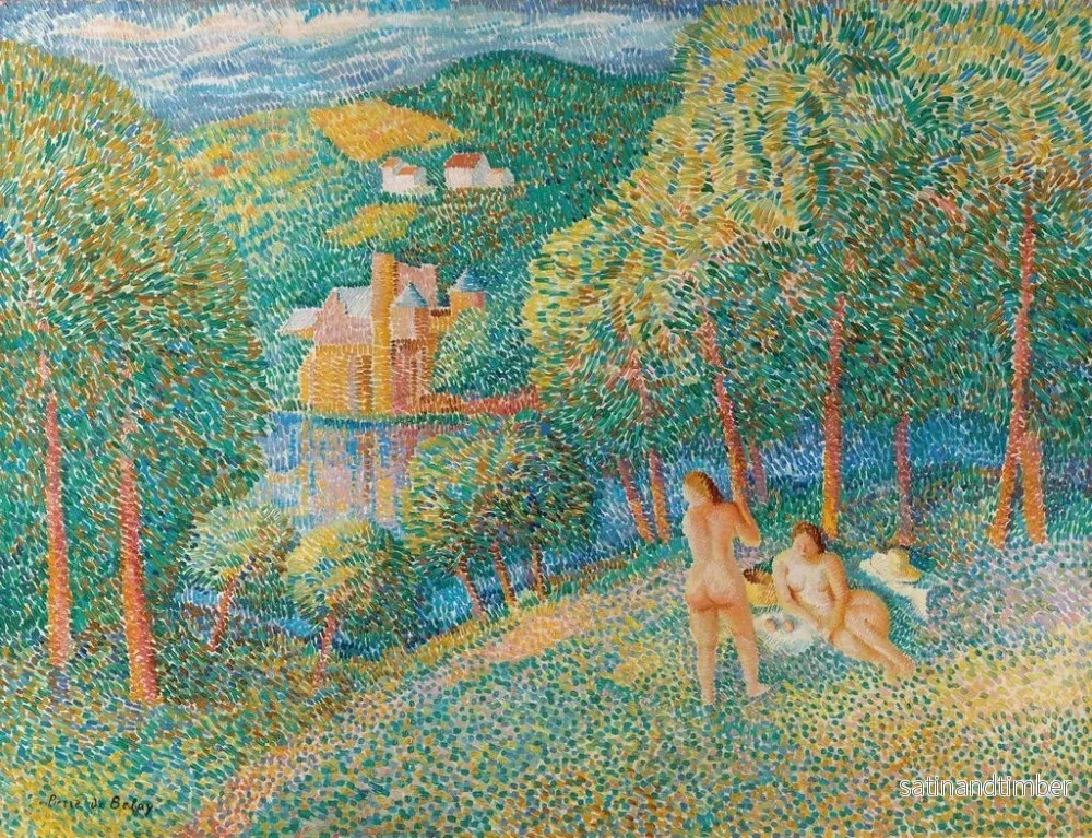 Reproduktion av målningen Le Déjeuner sur l'herbe - Pierre de Belay - Bild 2