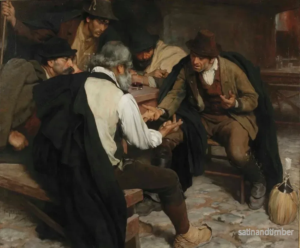 Reproduktion av målningen av Morra-spelare - Pieter Josselin de Jong - Bild 2