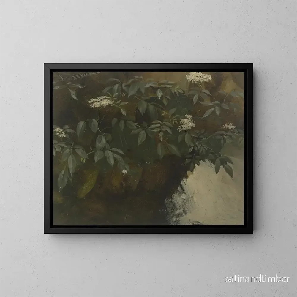 Reproduktion av målningen Sureau en fleurs - Philipp Rumpf