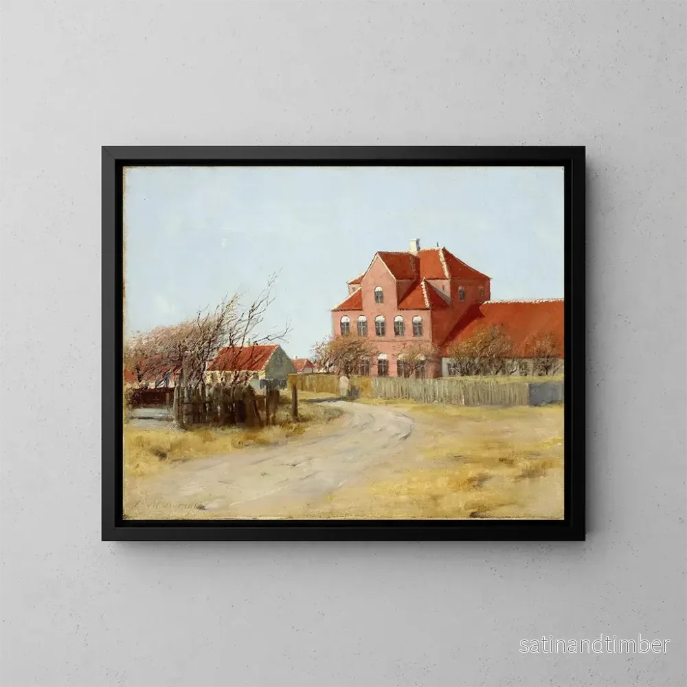 Reproduktion av målningen Längd: 60 cm, Höjd: 80 cm, Teknik: olja på duk, Ursprung: Danmark, År: 1920-talet, Konsttryck av Johan Peter von Wildenradt.