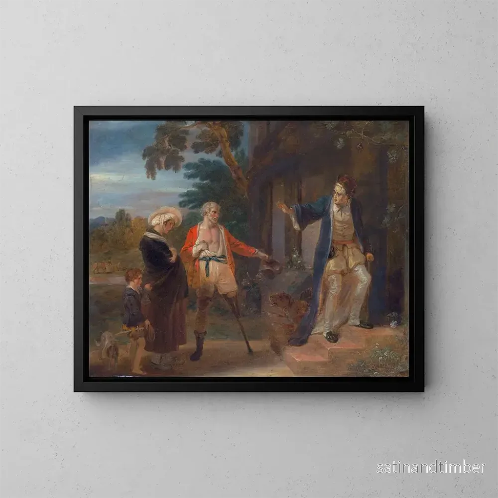 Reproduktion Les Sept Âges de l'Homme – Robert Smirke — Pantalone