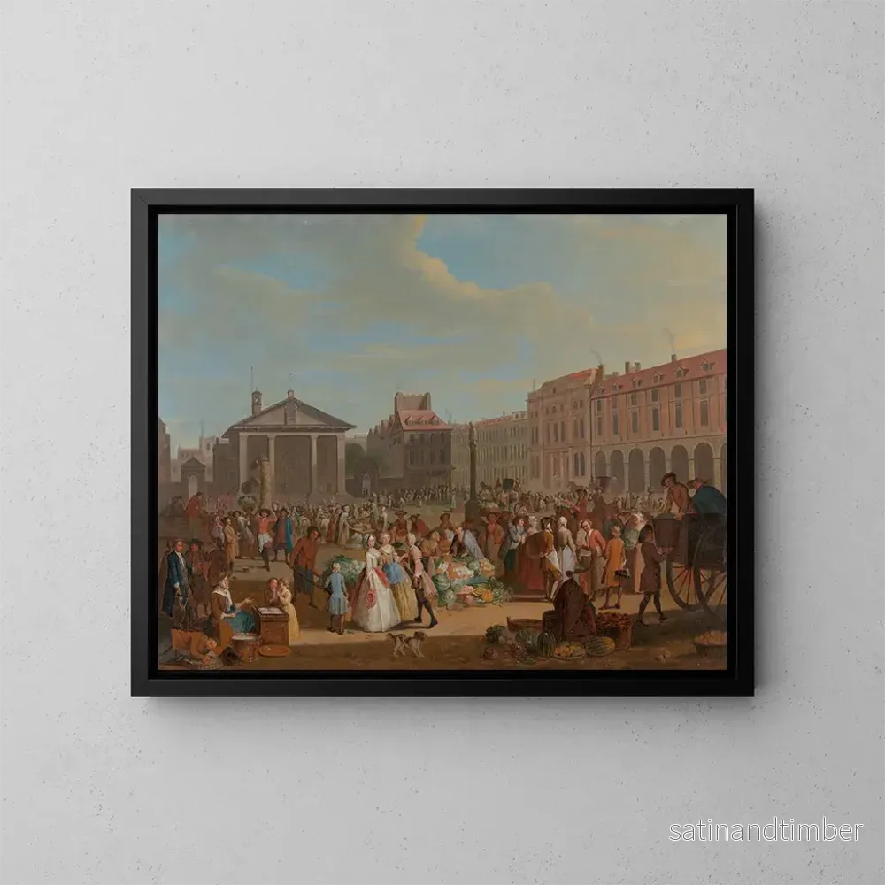 Reproduktion av målningen Covent Garden - Pieter Angillis