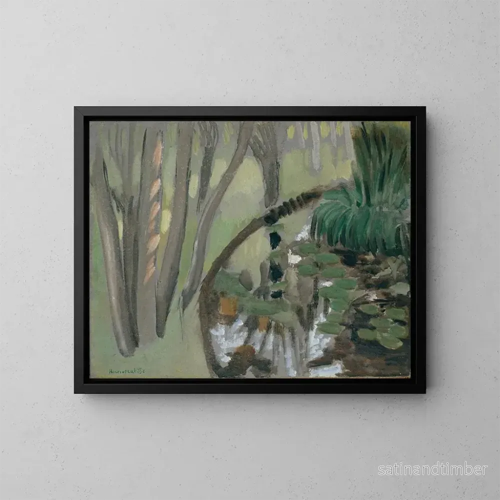 Reproduktion av målningen Le ruisseau de Maintenon - Henri Matisse