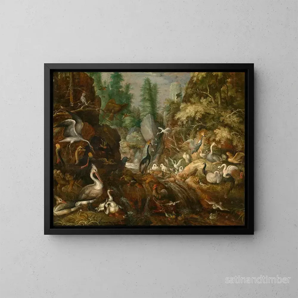 Reproduktion av målningen Paradis des oiseaux - Roelant Savery