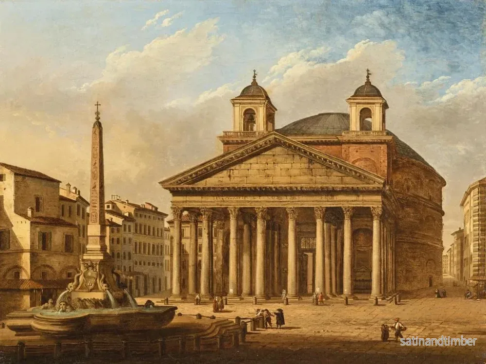 Reproduktion av målningen Le Panthéon - Giacomo van Lint - Bild 2