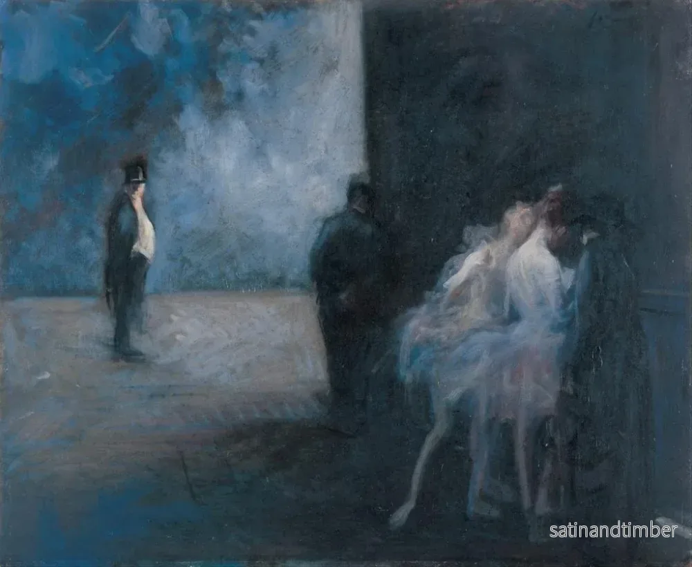 Reproduktion av målningen Symfoni i blått - Jean-Louis Forain - Bild 2