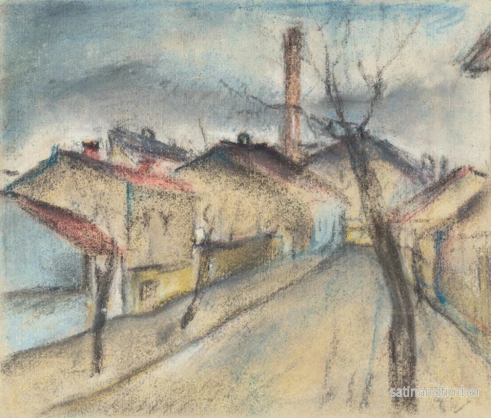 Reproduktion av målningen Rue de la périphérie - Konstantin Bauer - Bild 2