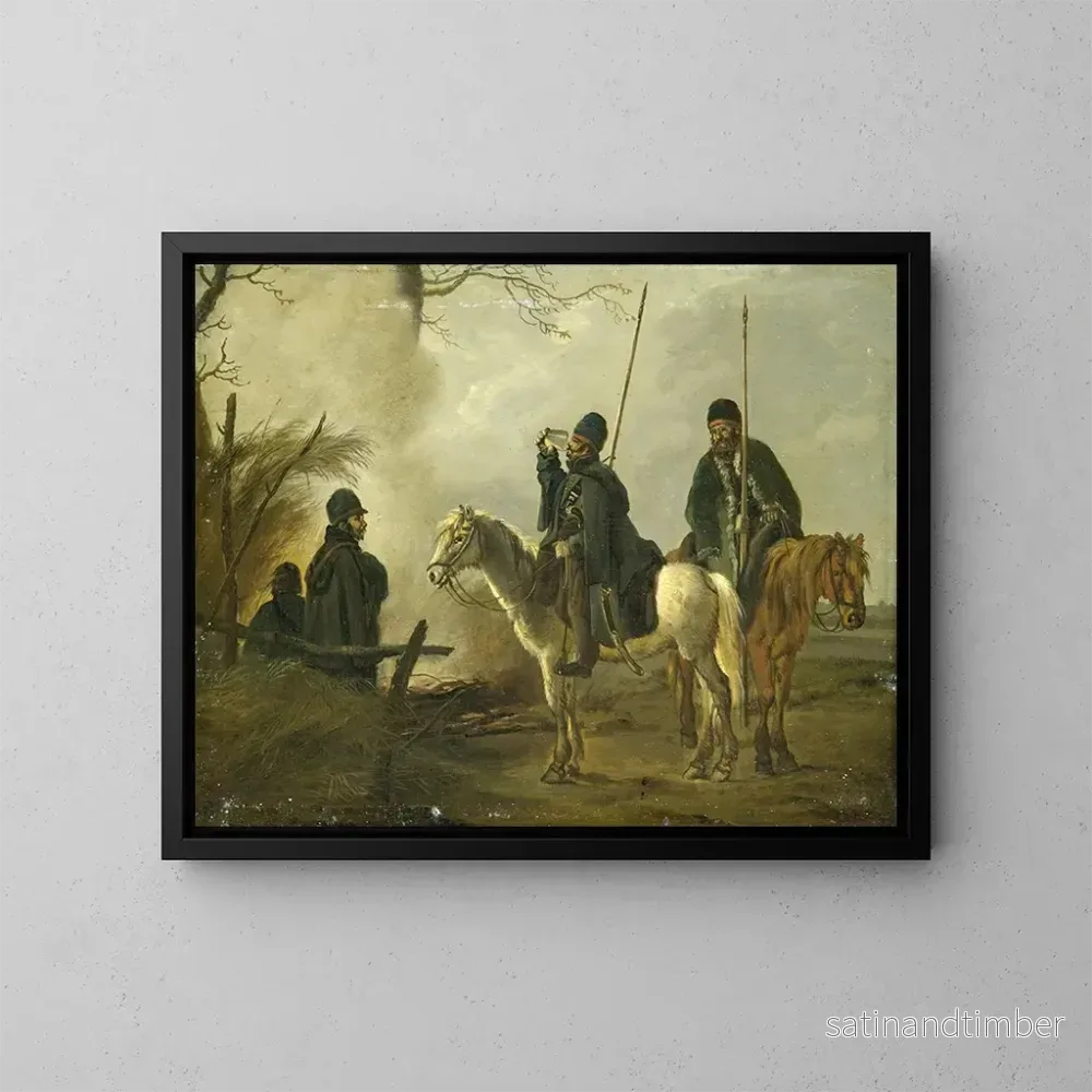 Reproduktion av målningen av kosackposten 1813 - Pieter Gerardus van Os