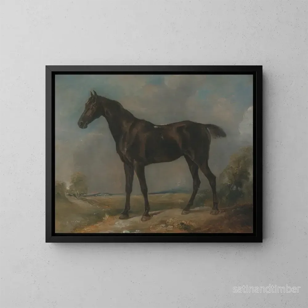 Reproduktion av tavlan Constables svarta häst – John Constable Reproduktion av tavlan Constables svarta häst – John Constable