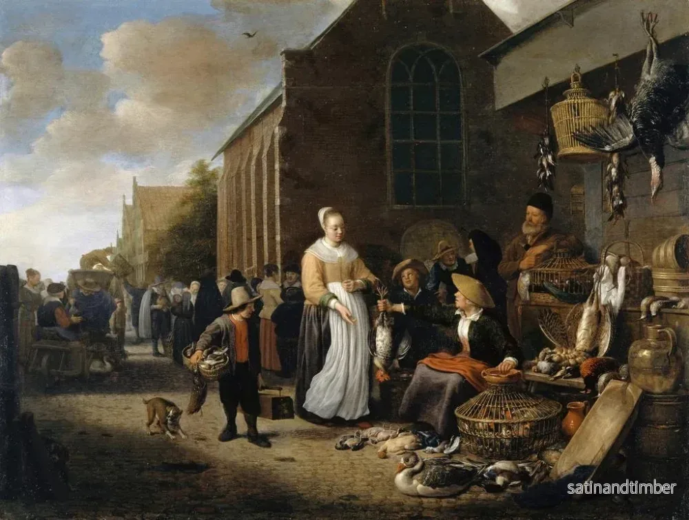 Reproduktion av målningen av Rotterdam - Hendrik Martensz Sorgh - Bild 2