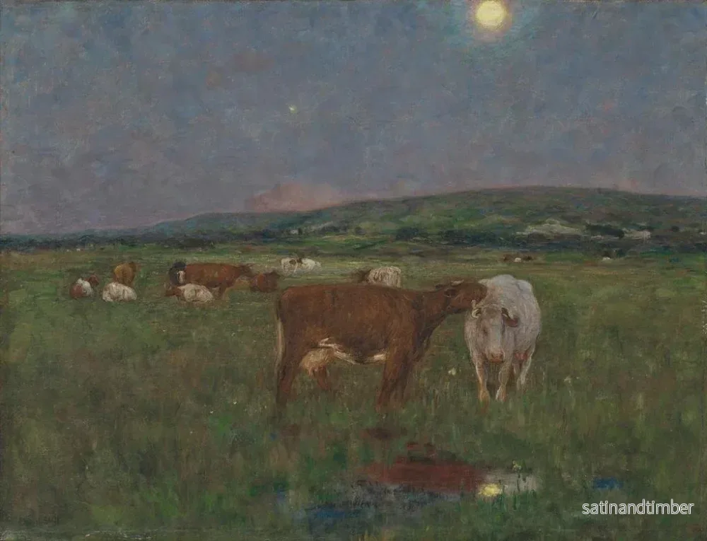 Reproduktion av målningen Kvällsfrid - Edward Stott - Bild 2