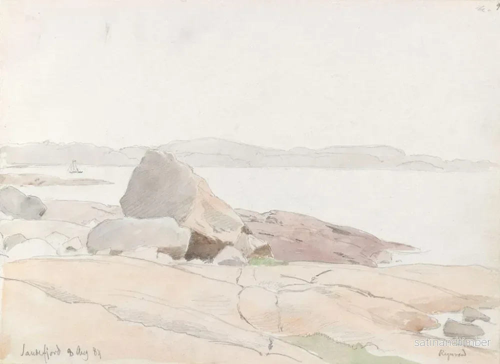 Reproduktion av målningen Frère Sandefjord - Hans Gude - Bild 2