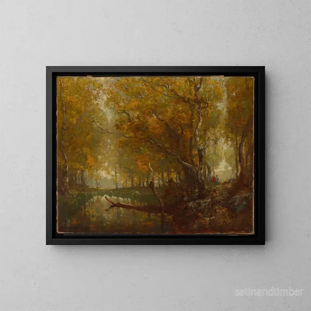 Reproduktion av målningen av Bradbury-sjön nr 2 - Henry Ward Ranger